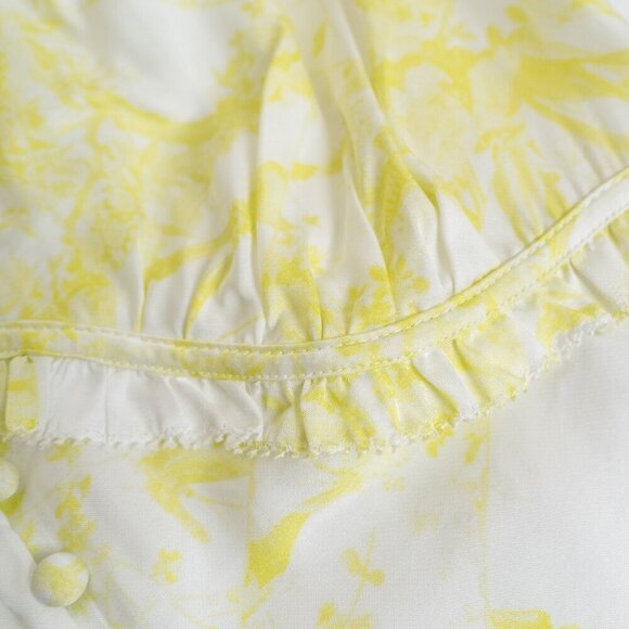 ✨ All Saints Mini Dress Demi Marama Citrus Yellow - Picture 7 of 13